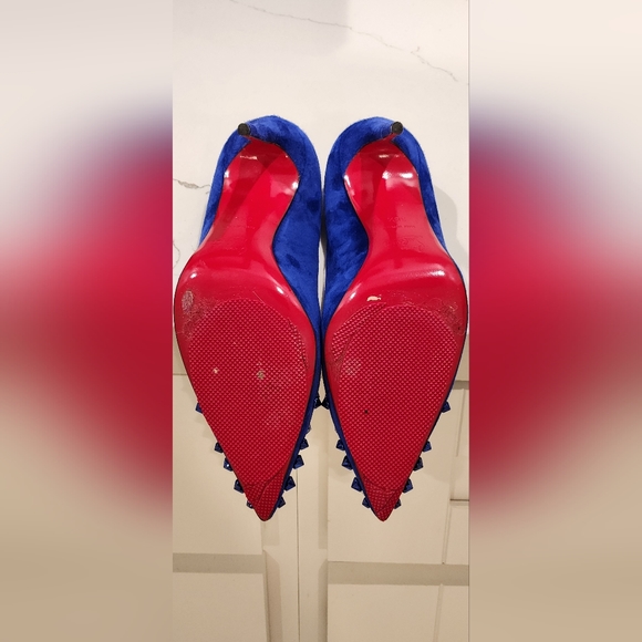 Christian Louboutin Veau Velours Drama pumps 100 Size 38.5 or 9 - Picture 11 of 16